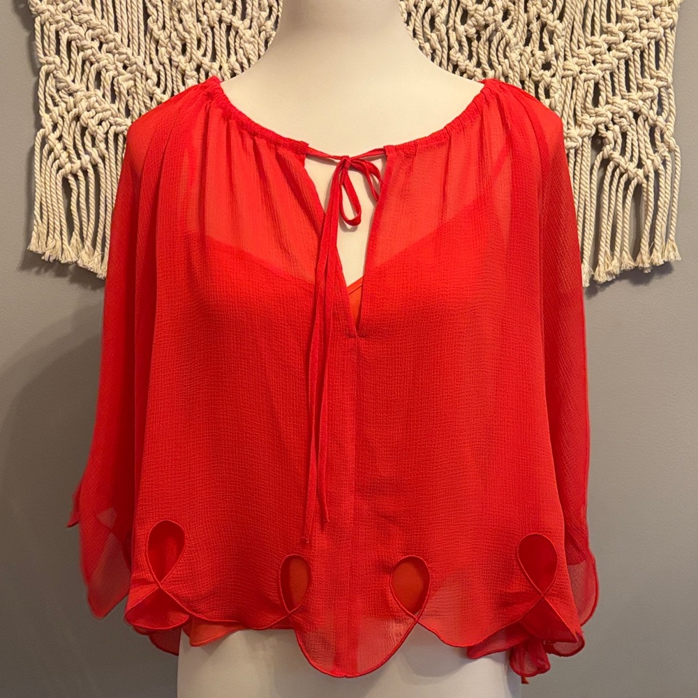 See By Chloe Scarlet Tie-Front Blouse